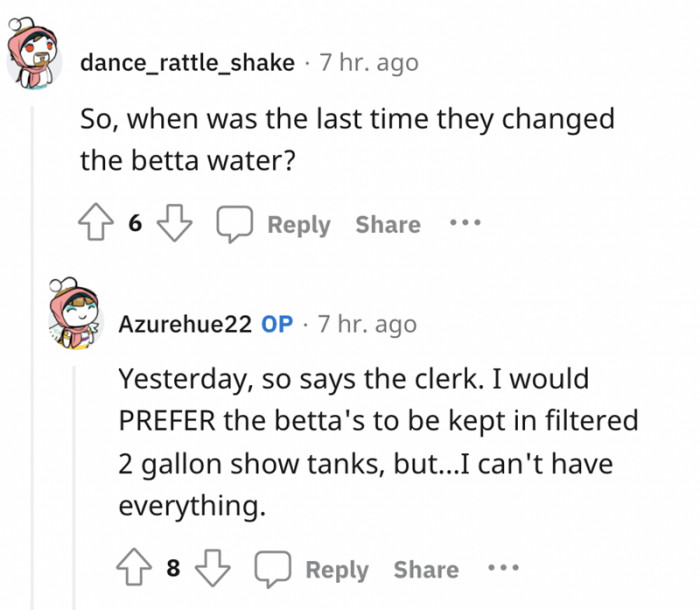 The animals in that pet store could use better care