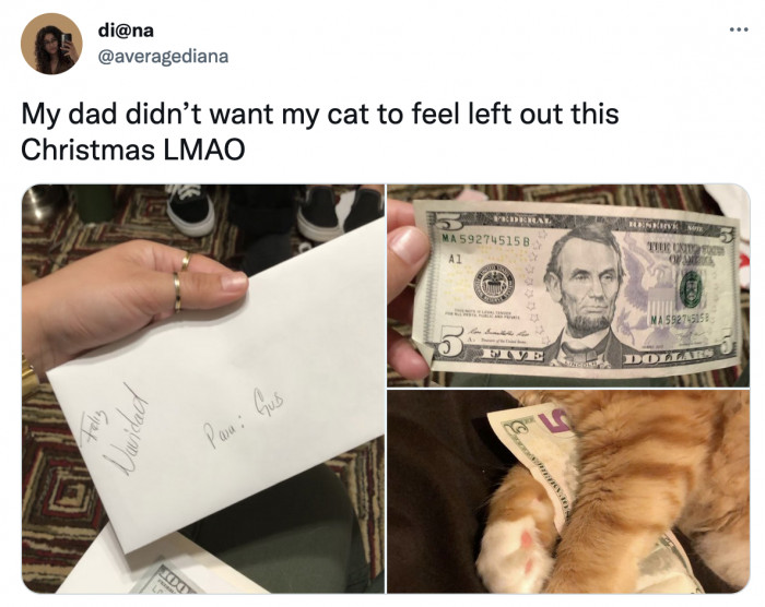 16. Sweet! $5 from Grandpa!