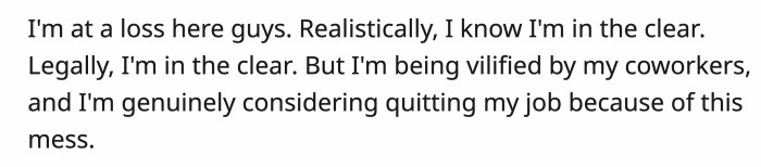 First of all, OP isn’t in any deep trouble but everything is stressful, to say the least