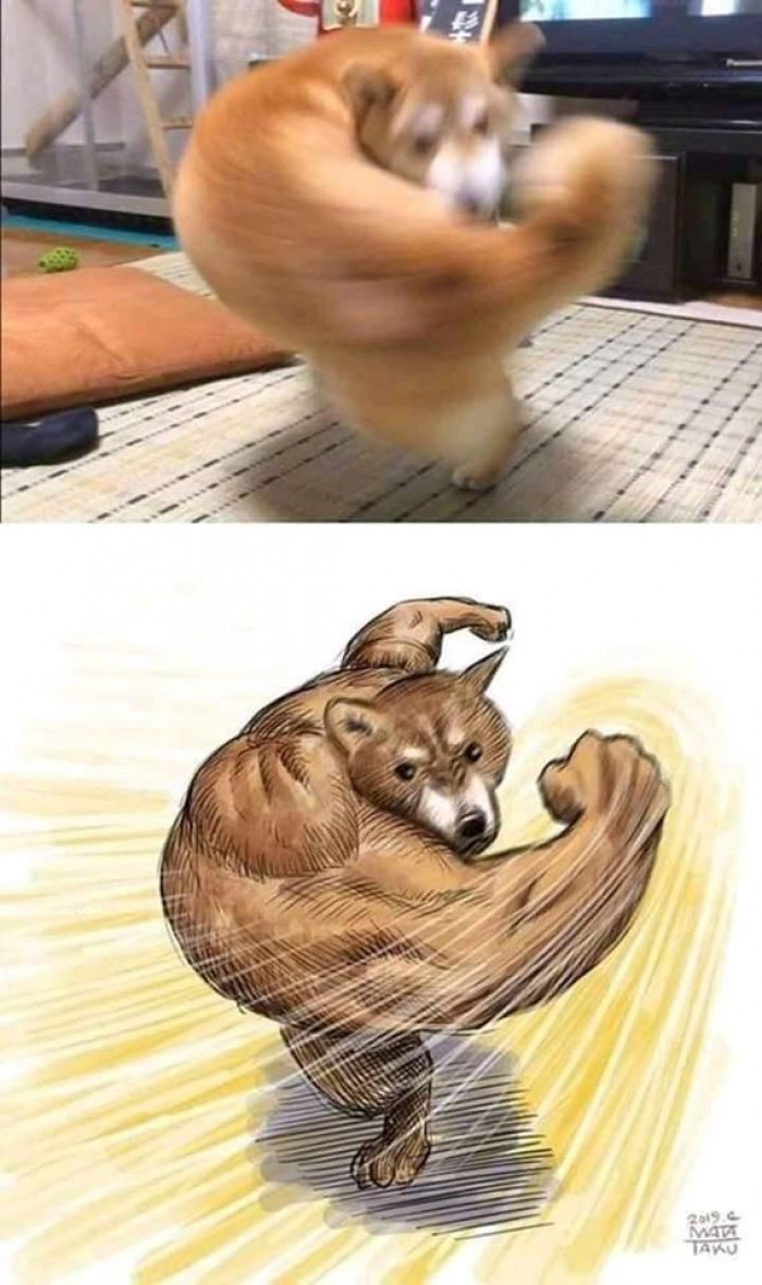 That is one powerful swing!