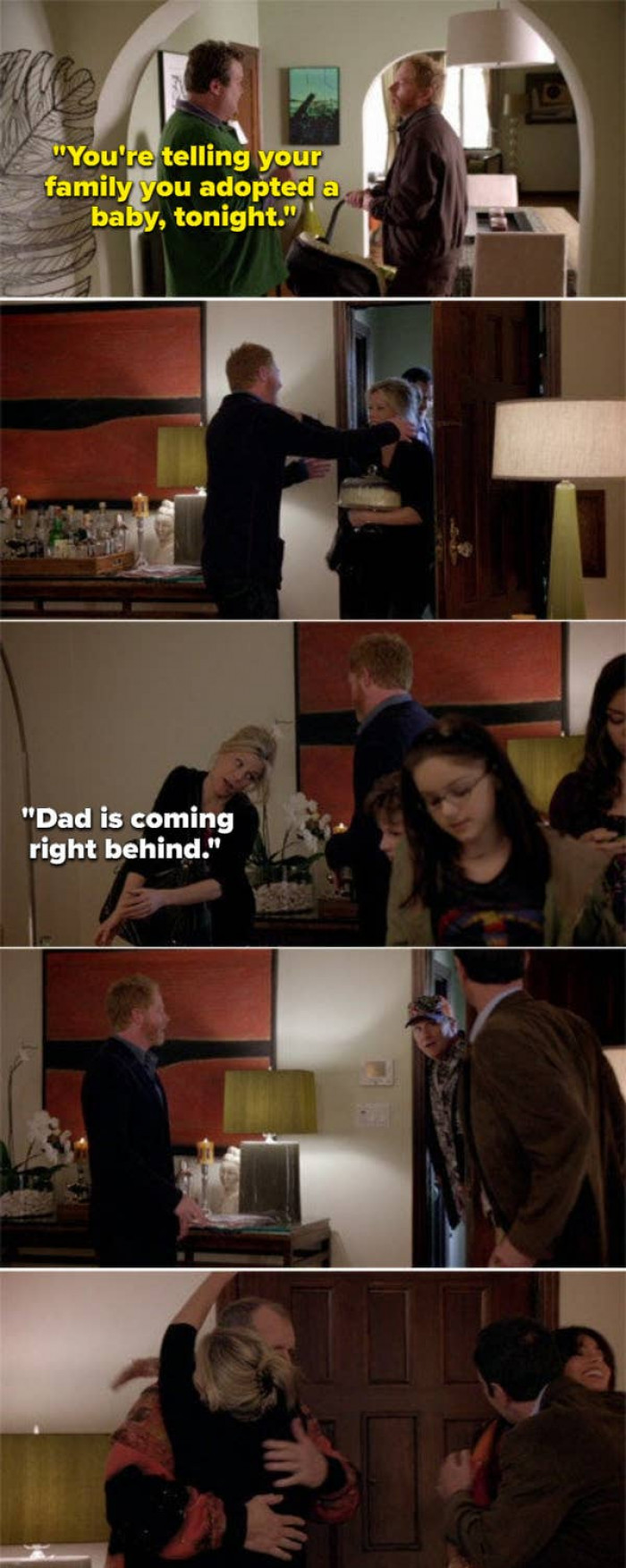 5. Good plot twist: In the Modern Family pilot, it was discovered that all of the family were related..