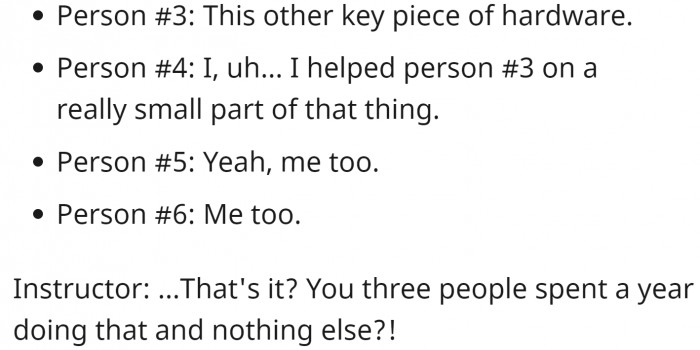 Nice one, instructor!