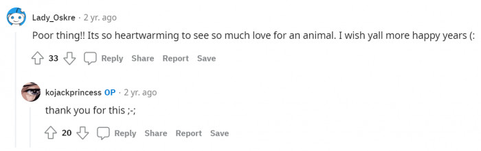 There are users wishing that Buster will live longer.