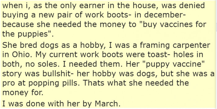 I hope the dogs are okay, though.