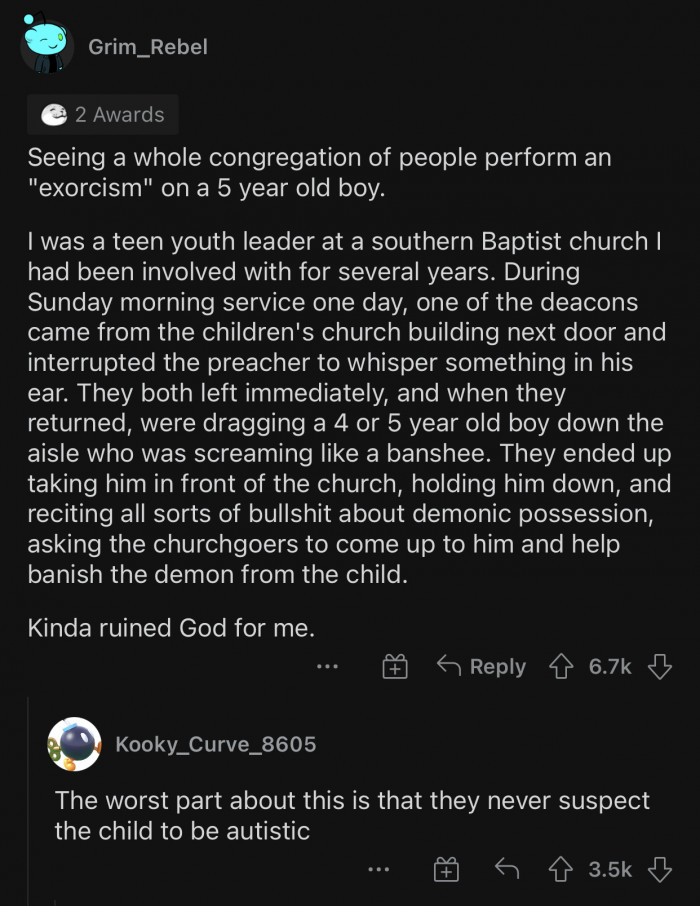 8. Help banish the demon