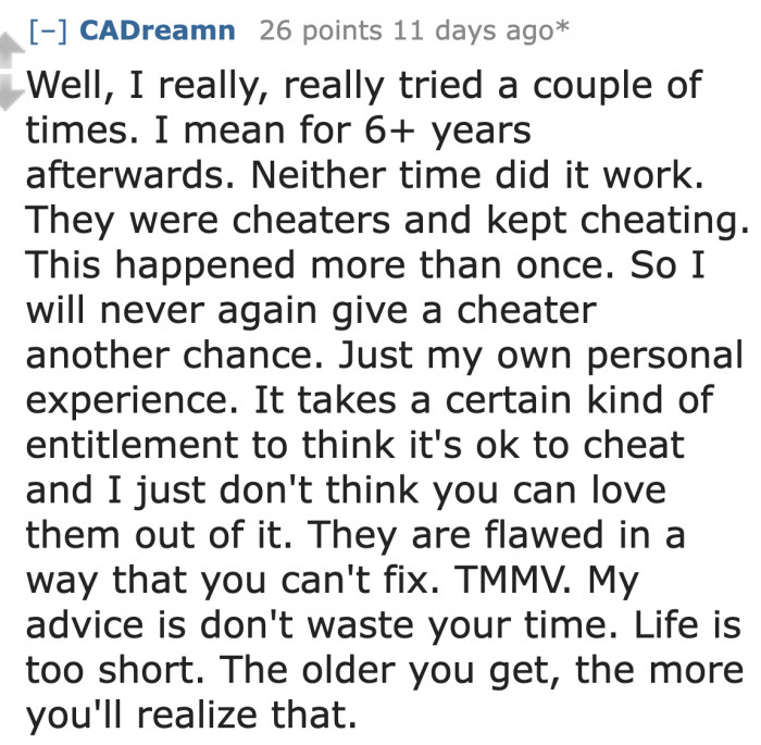 What happens once can happen again.