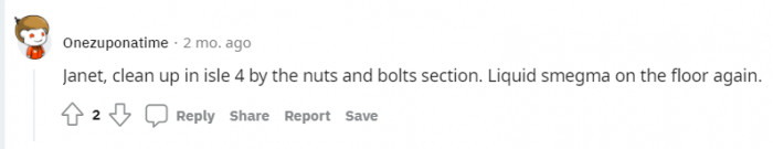 Not sure if this is something we'd like to hear over the intercom.