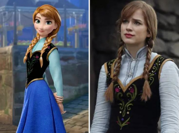 5. Elizabeth Lail as Anna in (Once Upon a Time)