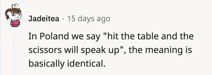 There are a couple of international sayings similar to the idiom 'if the shoe fits.'
