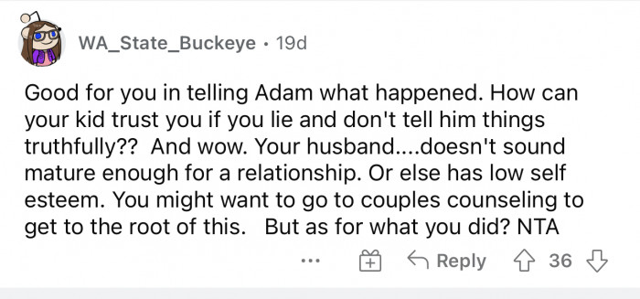 Couples counseling might not even fix this.