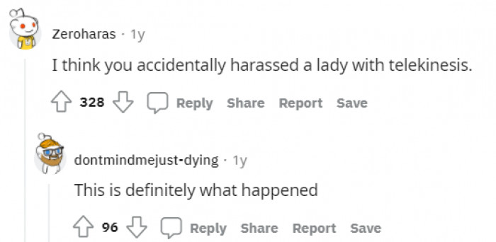 She very well could have had telekinesis.