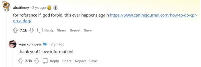 A concerned user even sent a nice tip.