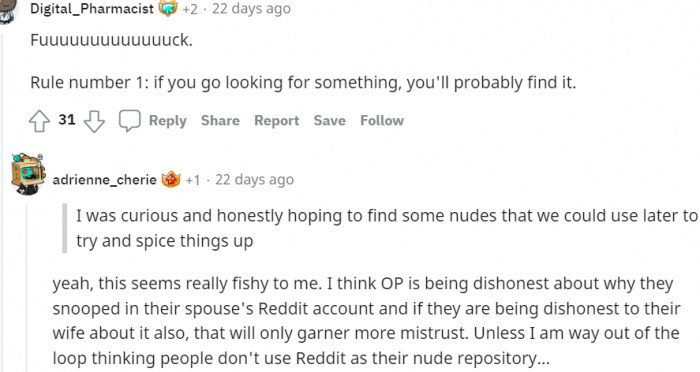 16. If you look for something, you'll find it