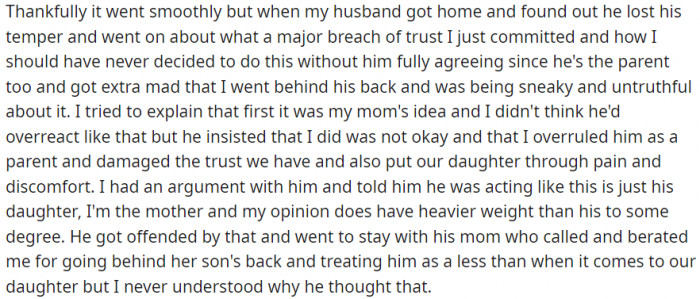 And now an argument ensues...