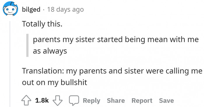 She wouldn't admit it.