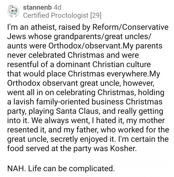 An Athiest Jew chimes in: