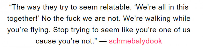 10. Pretending we are in the same boat.