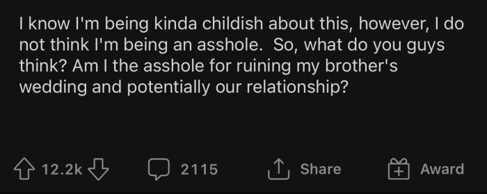 OP wondered if what she did was wrong and asked the community to share their opinions.