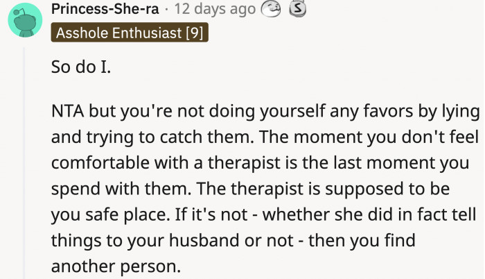 This Redditor pointed out that her plan isn't the best course of action.