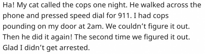 Wow, glad you didn't get arrested.