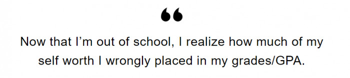 Can't measure self-worth in numbers, honey