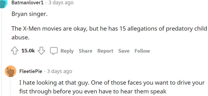 6. Bryan Singer has been nominated for the 