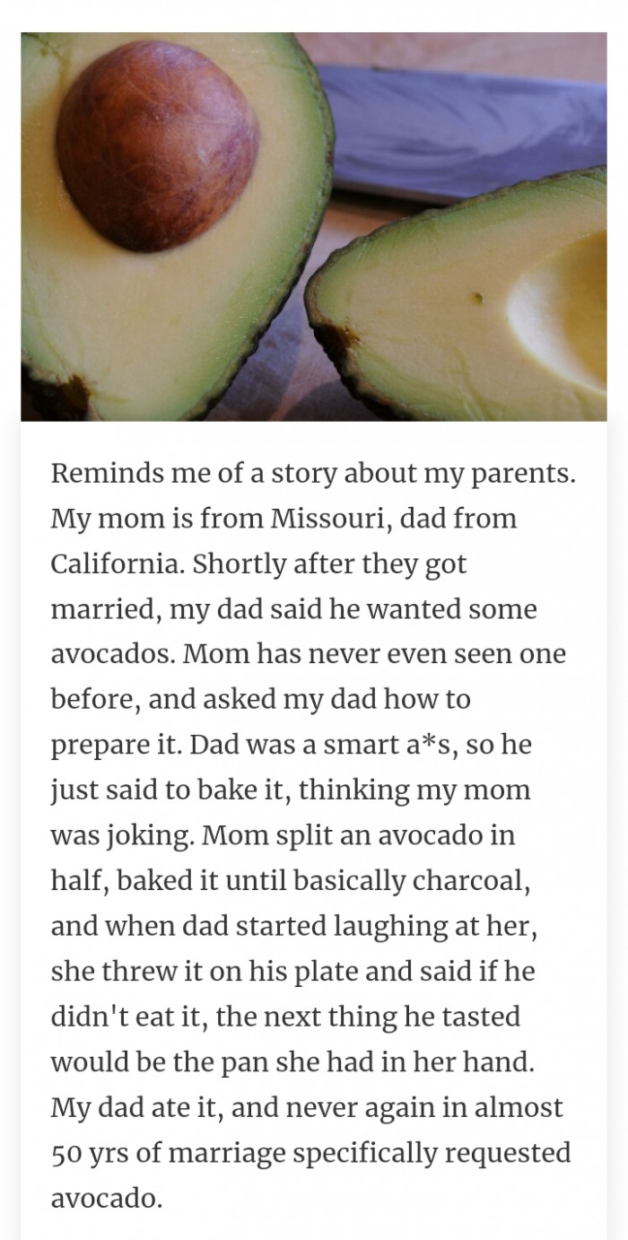 #11 Mom wasn't joking about that.