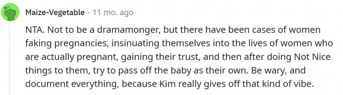 Kim does give off that kind of vibe