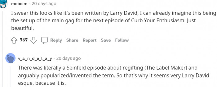 4. A Larry David-esque Situation