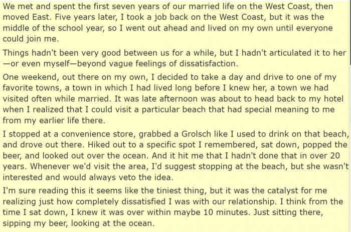 It took him long enough, but now it's over.