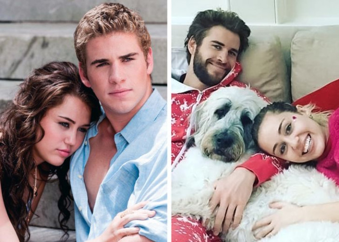 12. Miley Cyrus and Liam Hemsworth, Divorced After a Year of Marriage