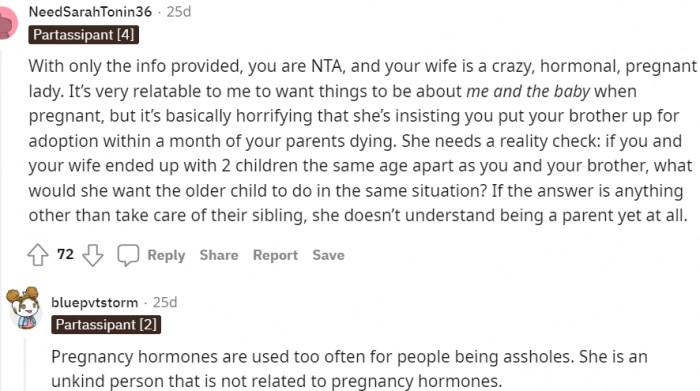 A crazy, hormonal pregnant lady