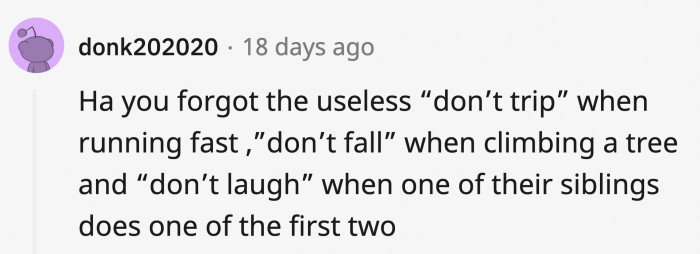 Yes, be sure to remember the most obvious thing.