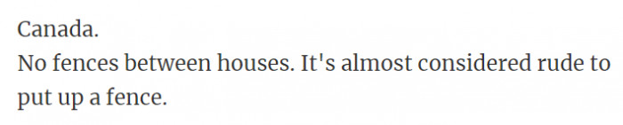 21. Well, that's Canada for you.