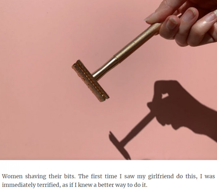 Women and shaving their bits