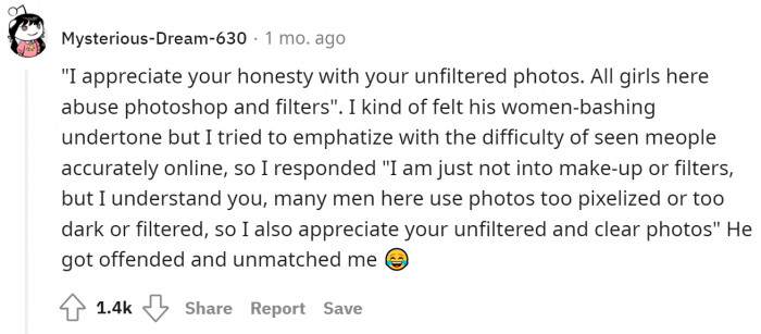 When they try to compliment you, but it is so painfully backhanded.