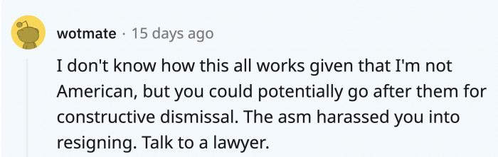 If some of them decide to take legal action, then OP can consider this