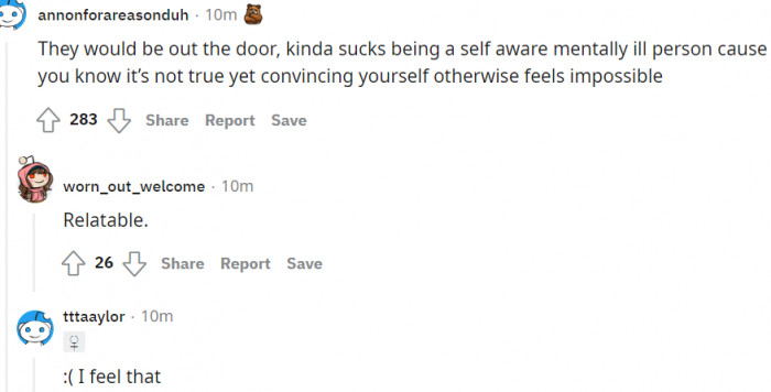 Out the door you go...