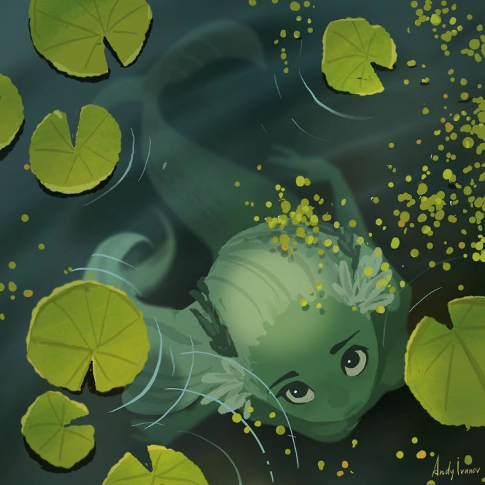 2. Meet the beautiful mermaid of the Lily Lake
