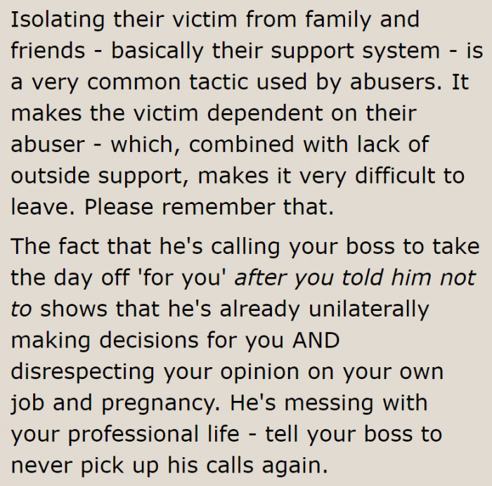 Unfortunately, she might have married an abuser.