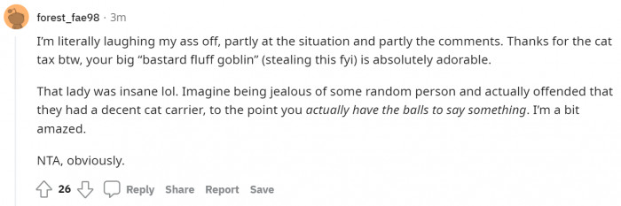 It is sad to see that people can get offended by others having something slightly better than their own.