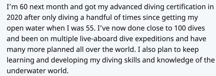 that brings you joy will give you peace as you grow older.