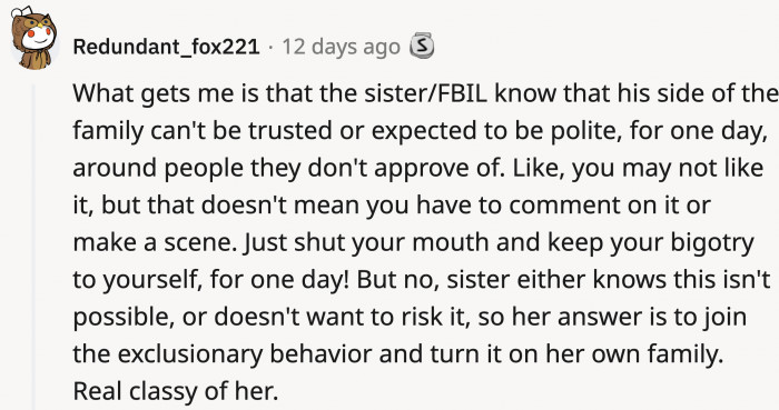 If they were to start that kind of conflict just because of what OP says, it says a lot about them