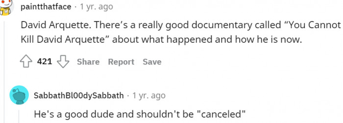 9. A good documentary: 