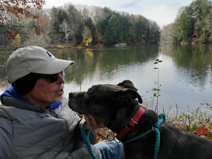 Caesar wouldn't have found his new home without Doug's help. The bond that they share is special.