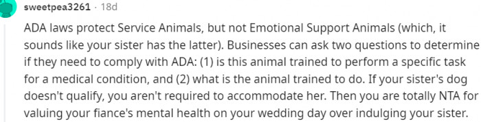 22. ADA Laws protect service animals...