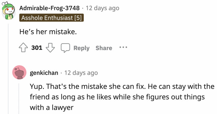 Because there's one mistake OP can certainly correct. Time to ctrl+z that marriage, OP!