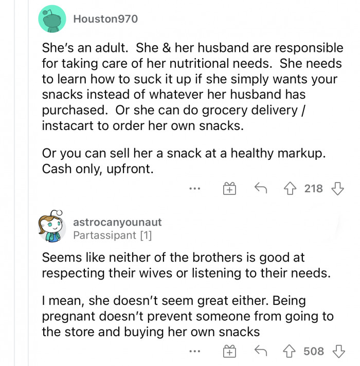 She probably can’t afford them; OP said she doesn’t work.