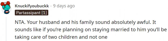 His Family Does Not View the Situation Impartially.