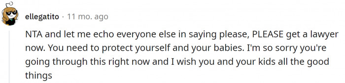 OP should get a lawyer as soon as possible